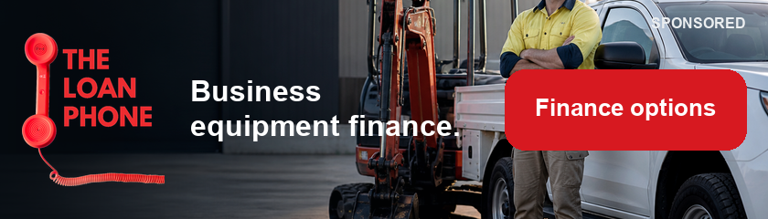 Sponsored Loan Phone equipment and vehicle finance advertisement