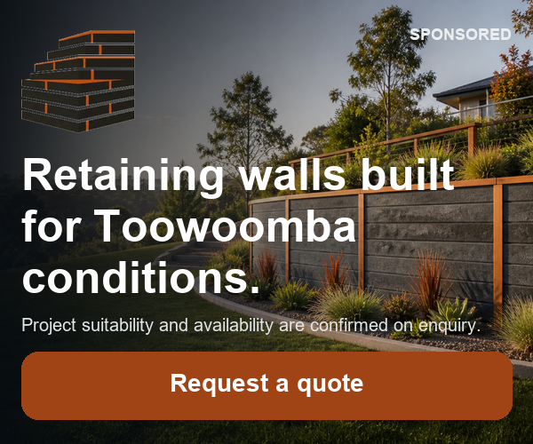 Sponsored Toowoomba Retaining Walls local service advertisement