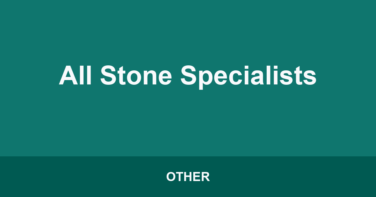 All Stone Specialists