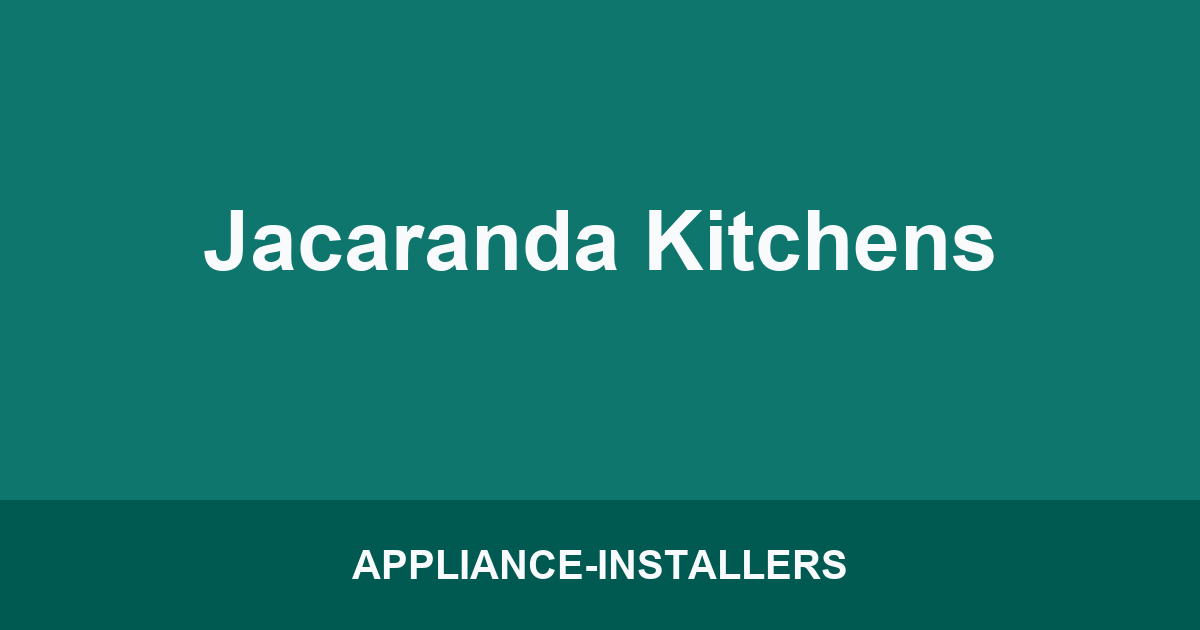 Jacaranda Kitchens