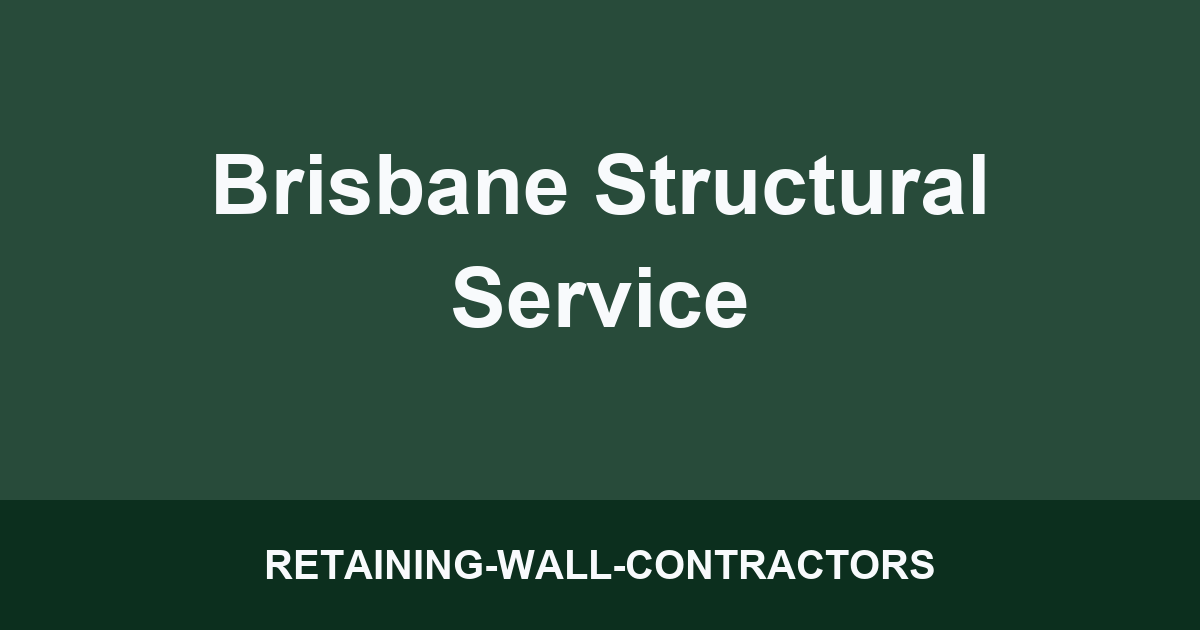 Brisbane Structural Service