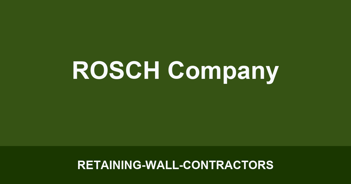 ROSCH Company