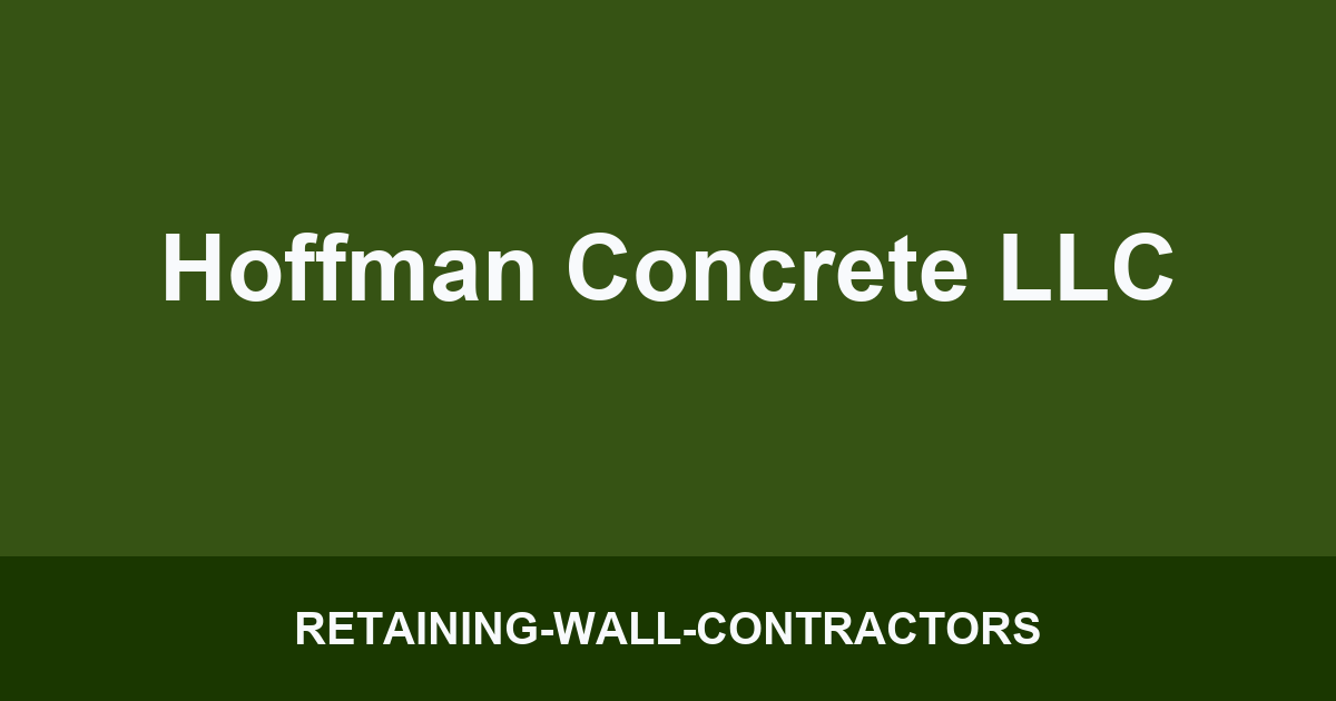Hoffman Concrete LLC