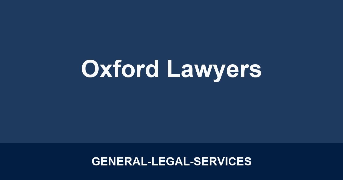 Oxford Lawyers