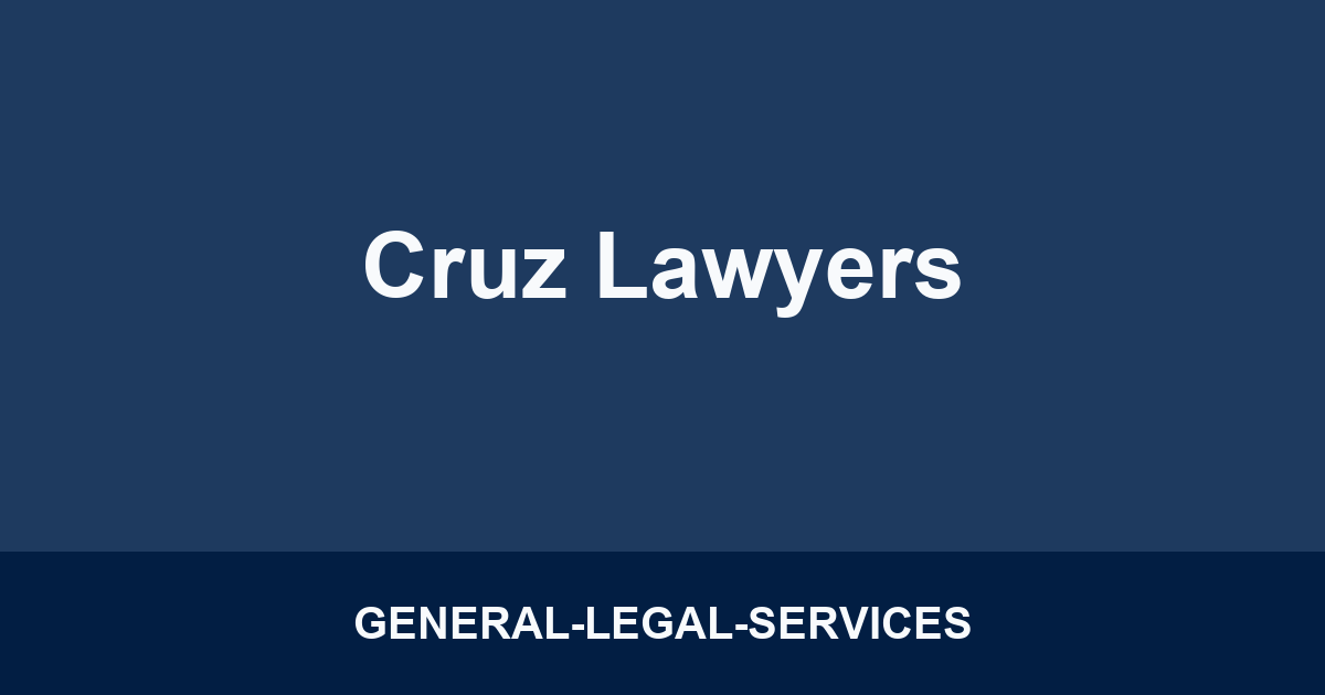 Cruz Lawyers