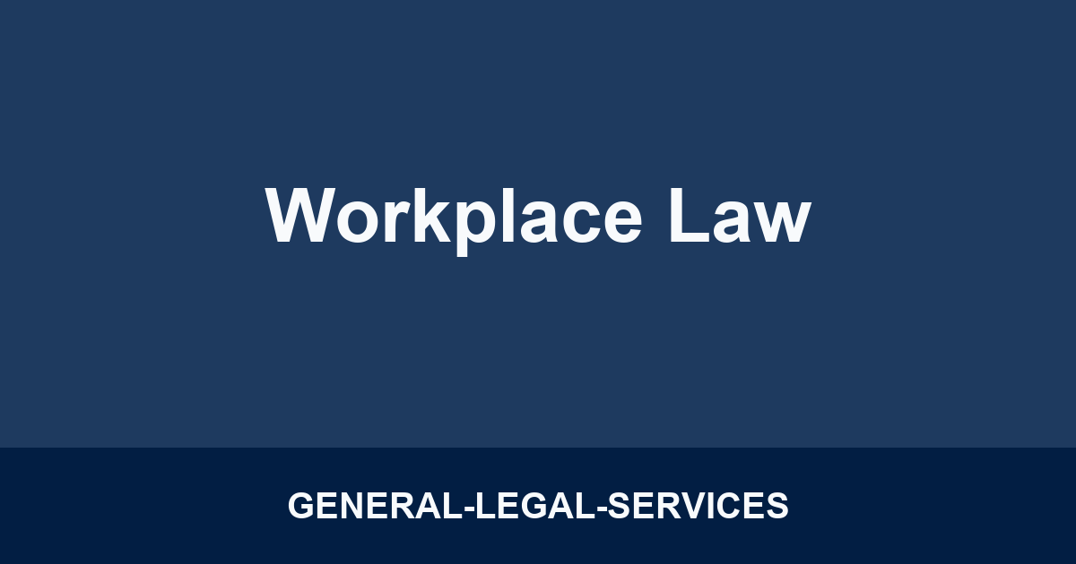 Workplace Law