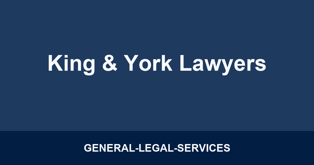 King & York Lawyers