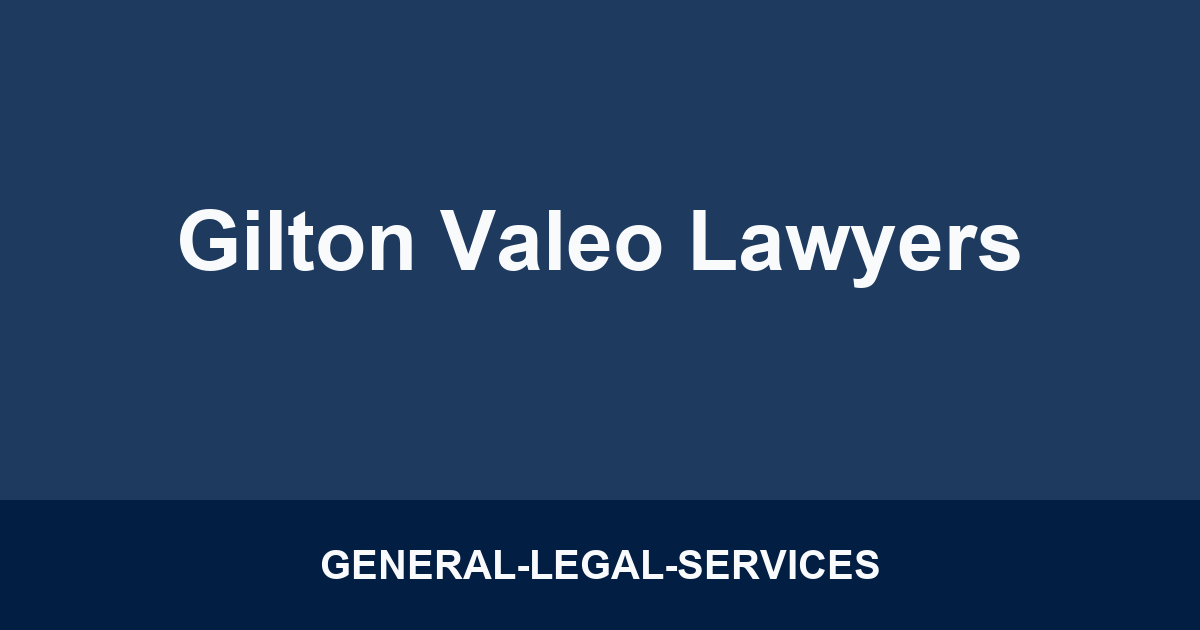 Gilton Valeo Lawyers