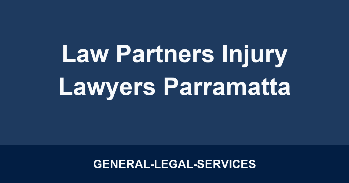 Law Partners Injury Lawyers Parramatta