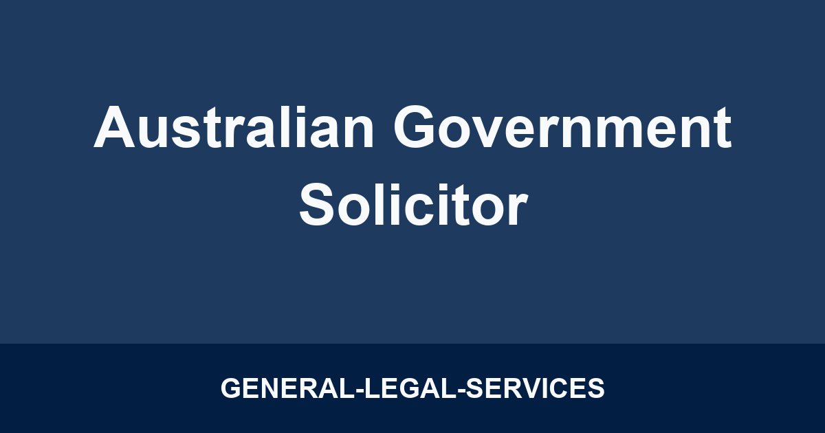 Australian Government Solicitor