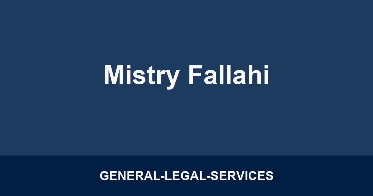 Mistry Fallahi