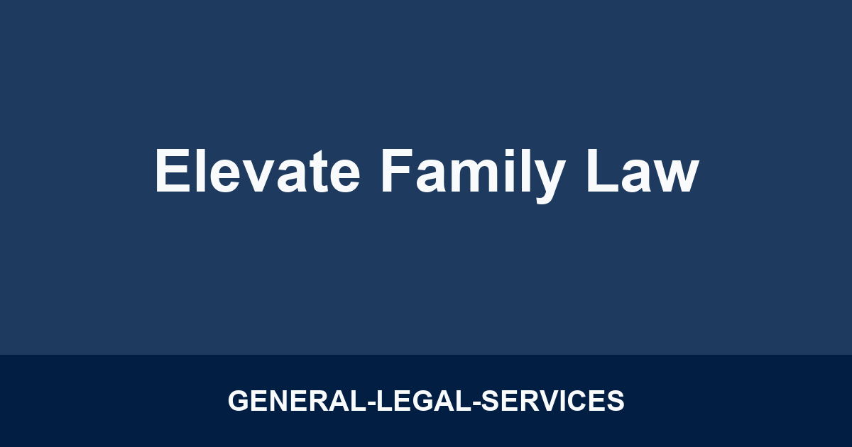 Elevate Family Law
