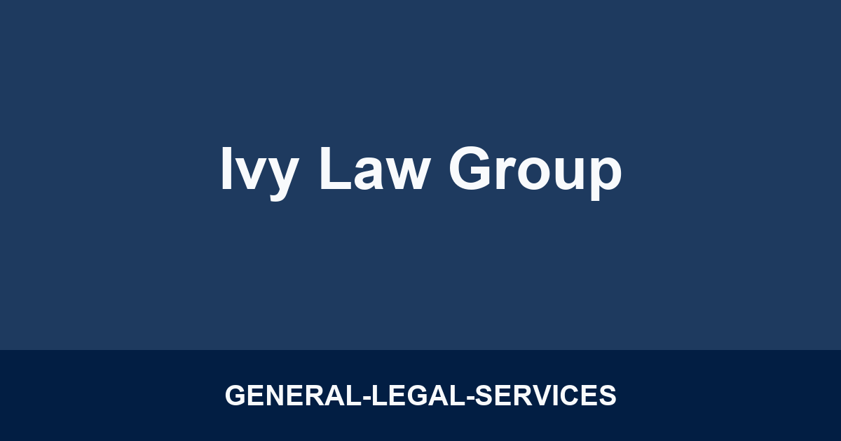 Ivy Law Group