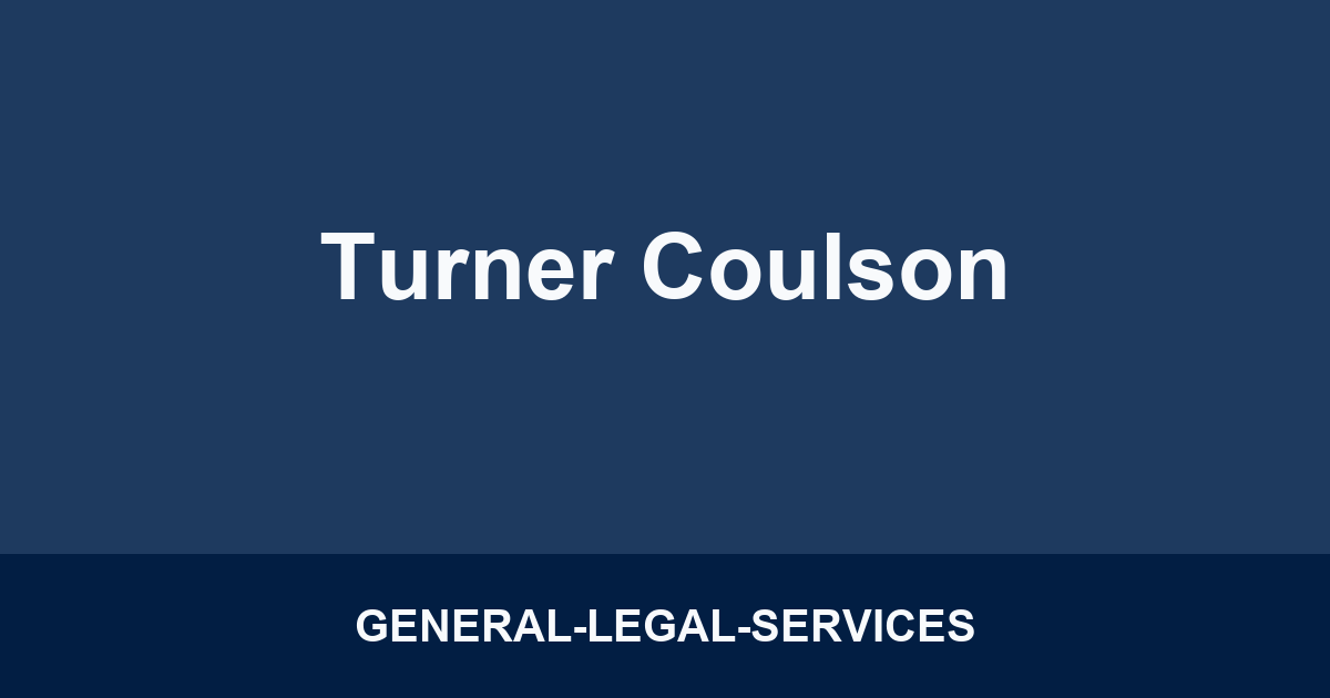 Turner Coulson