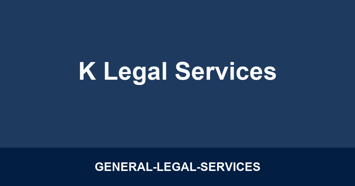 K Legal Services
