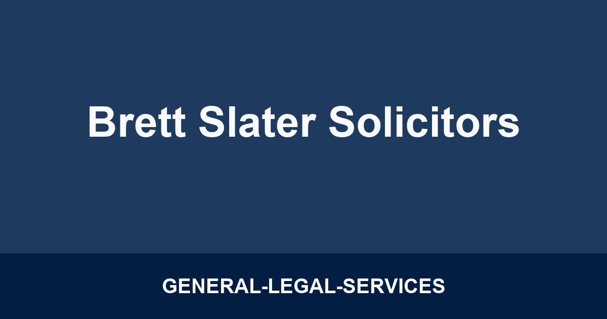 Brett Slater Solicitors