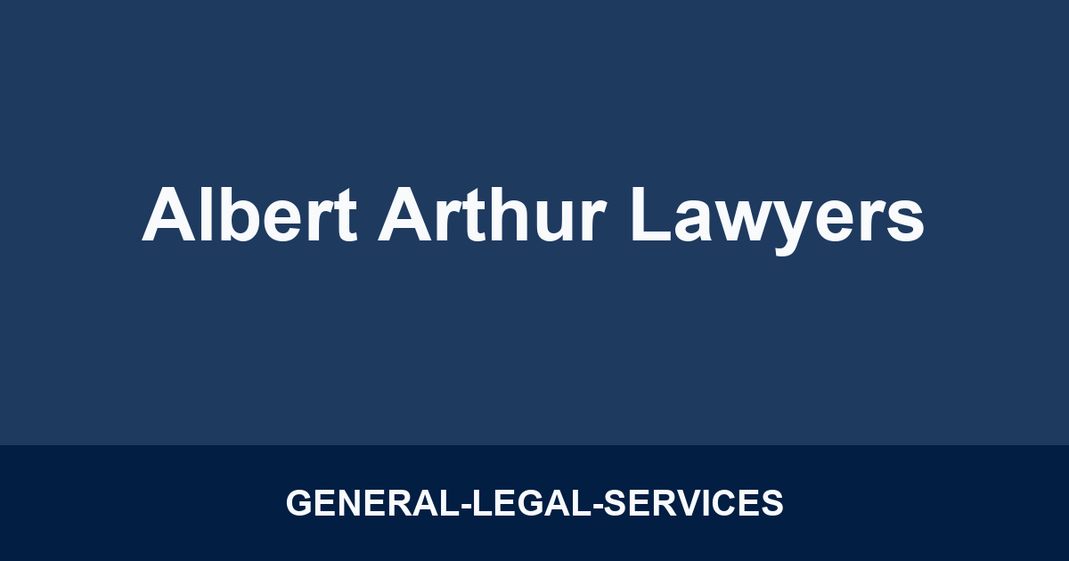 Albert Arthur Lawyers