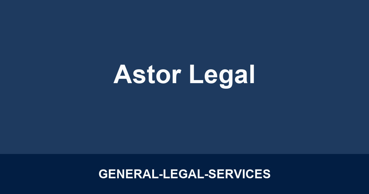 Astor Legal