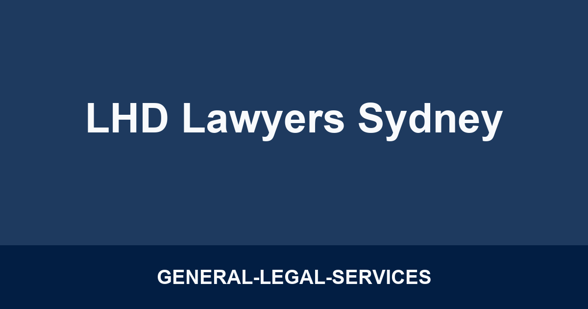 LHD Lawyers Sydney