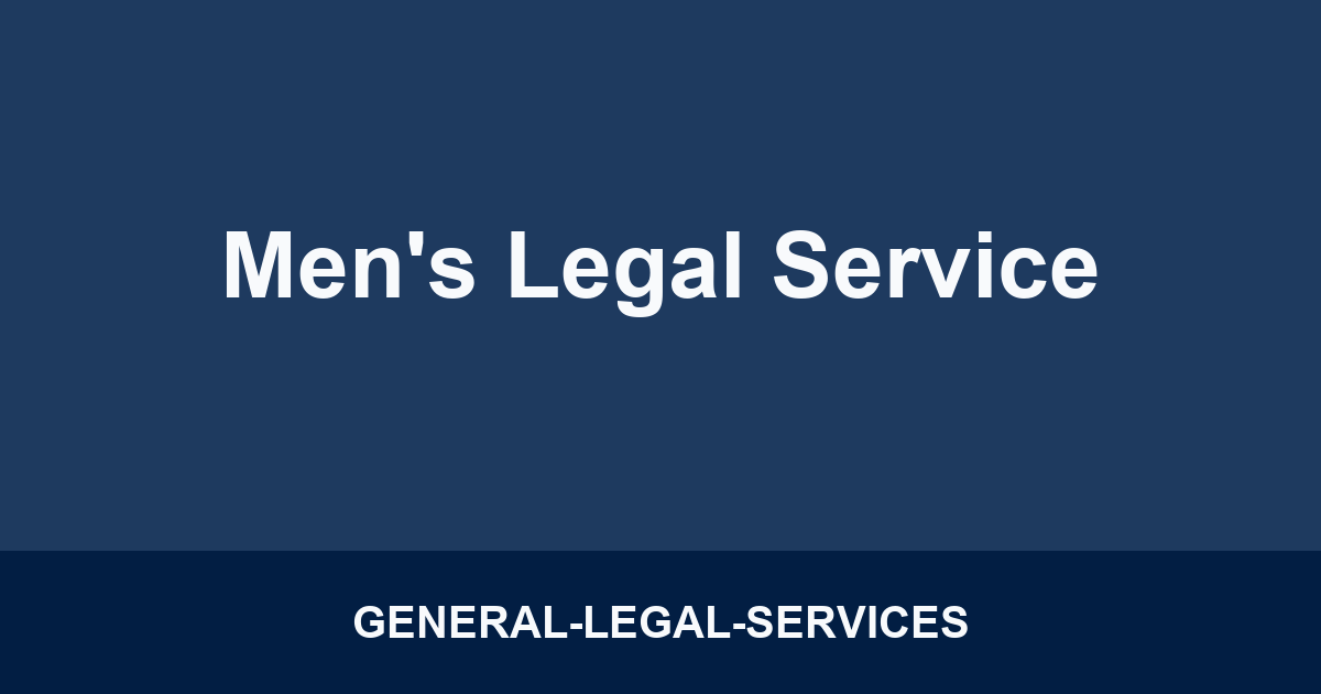 Men's Legal Service