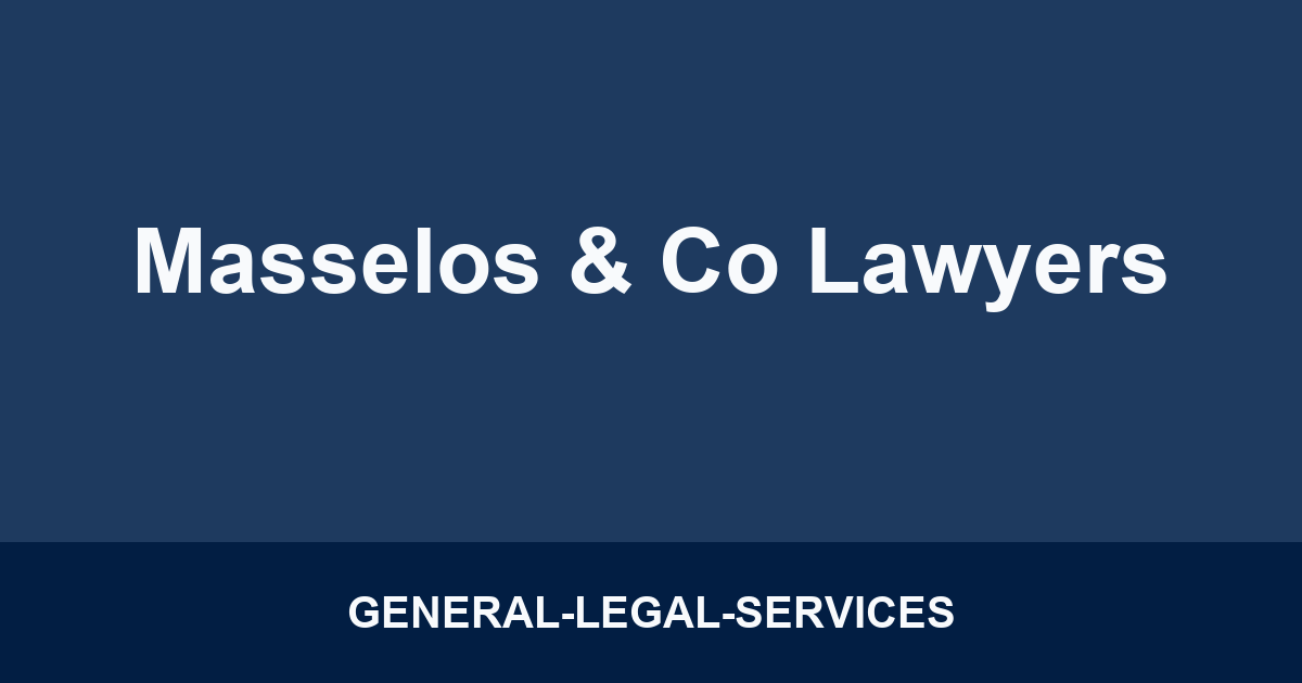 Masselos & Co Lawyers