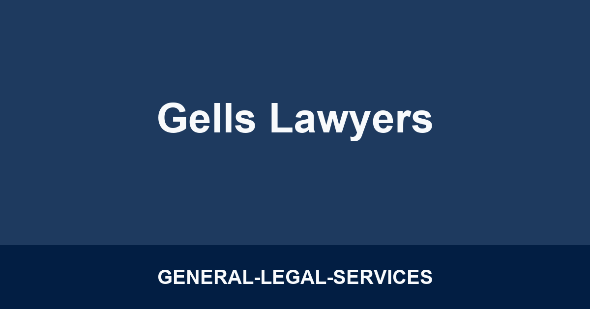 Gells Lawyers