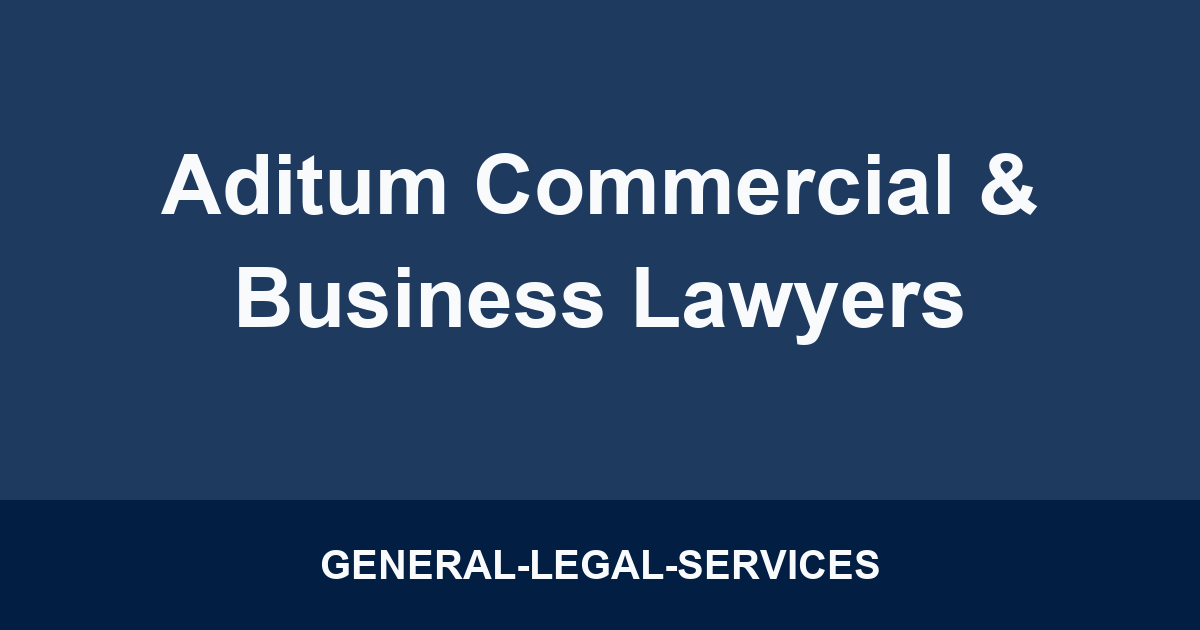 Aditum Commercial & Business Lawyers