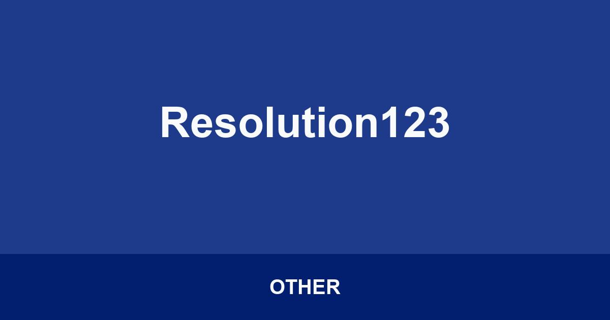 Resolution123