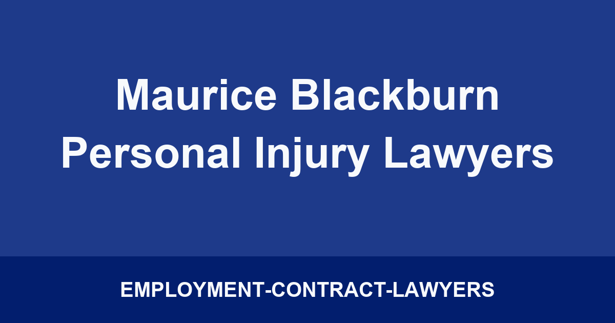 Maurice Blackburn Personal Injury Lawyers